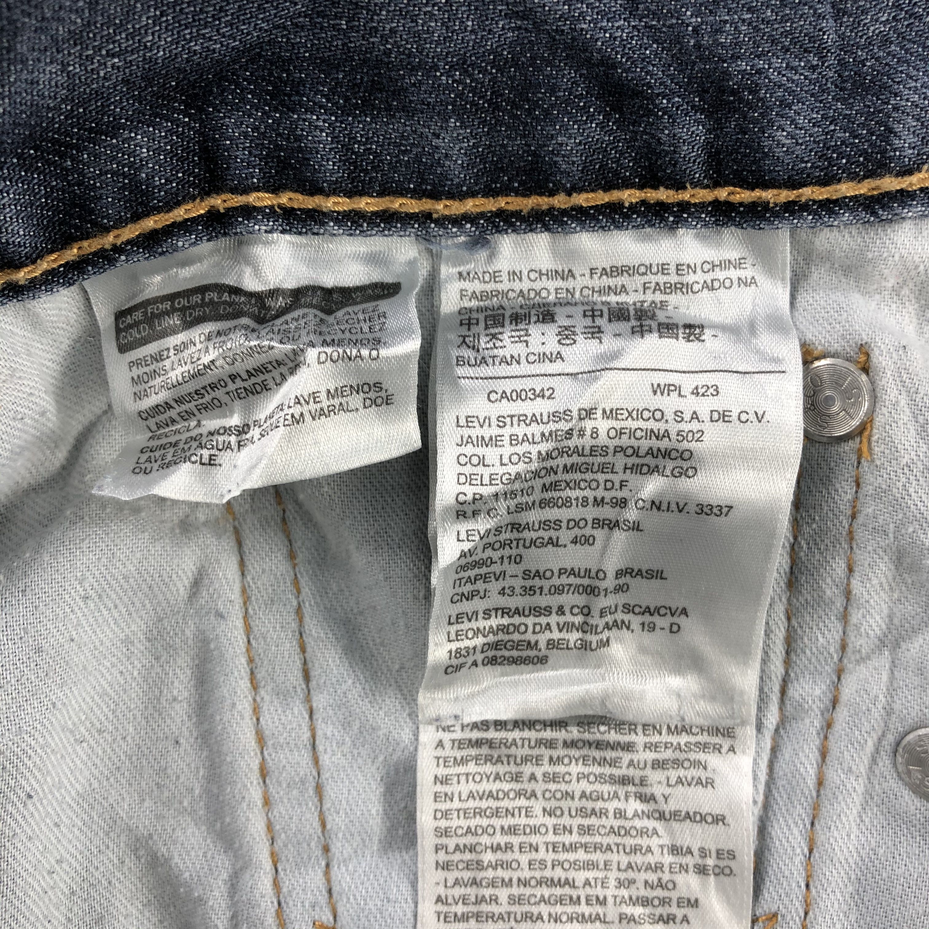 Levi's Vintage Levi's 513 Jeans Dark Wash Denim KJ1098 Size US 31 - 16 Thumbnail