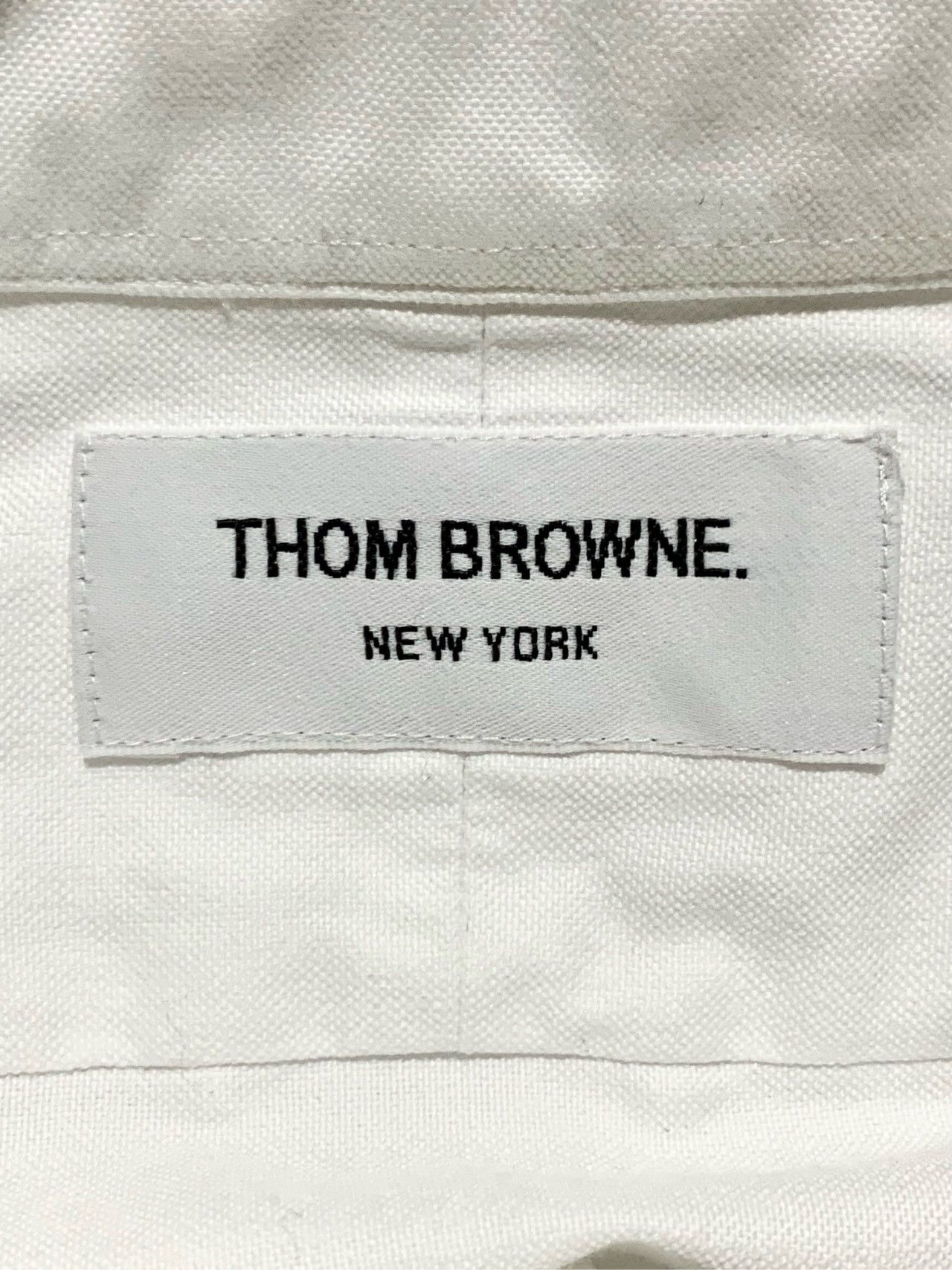 Thom Browne Thom Browne Shirt White Tricolor Stripe Collar Size XS / US 0-2 / IT 36-38 - 2 Thumbnail