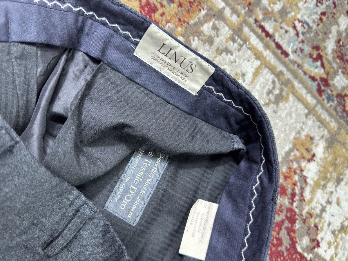 Vintage 1980s Wool Suit Pants Baggy Trousers Blend Balenciaga Rick Size US 33 - 4 Thumbnail