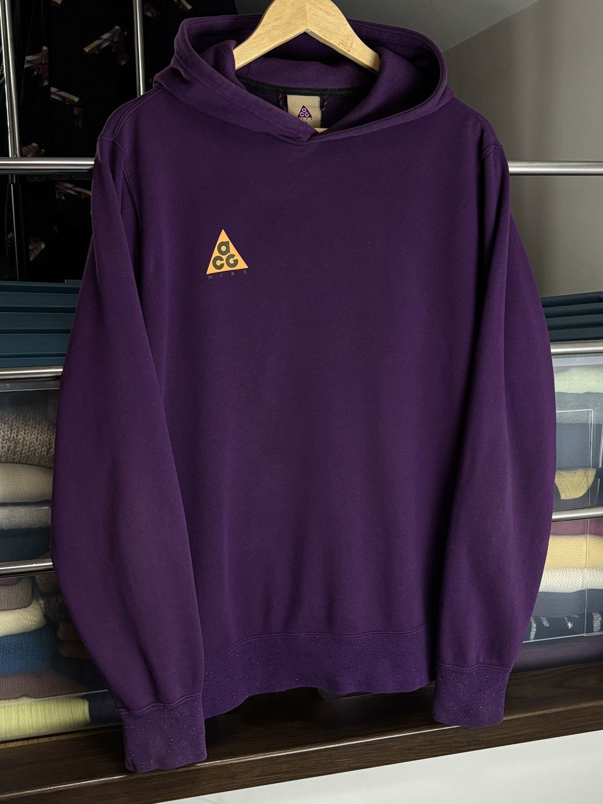 Nike × Nike ACG Nike ACG Purple Hoodie Size US M / EU 48-50 / 2 - 2 Thumbnail