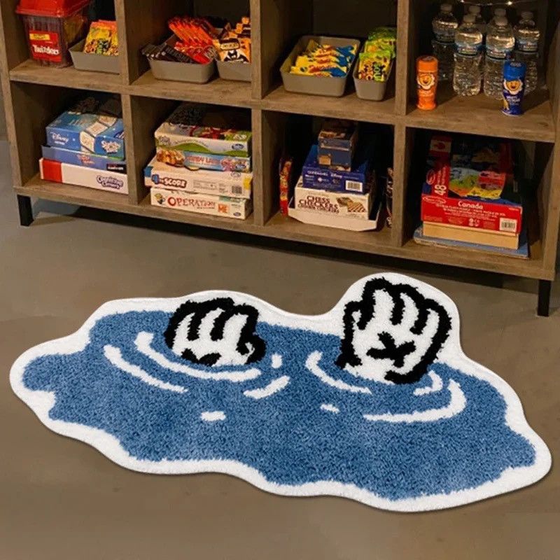 Vintage Falling Carpet Cartoon Funny Pattern Rug (70x140cm) Size ONE SIZE - 3 Thumbnail