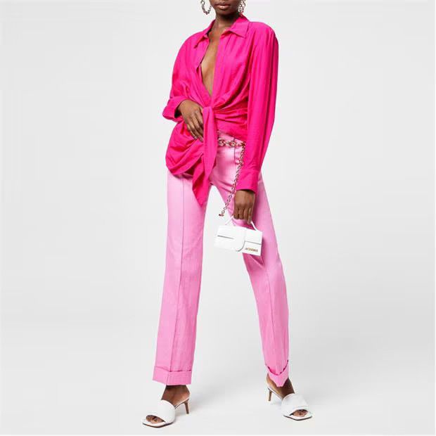 Jacquemus o1g2r1mq1024 Shirt in Pink Size S / US 4 / IT 40 - 3 Thumbnail