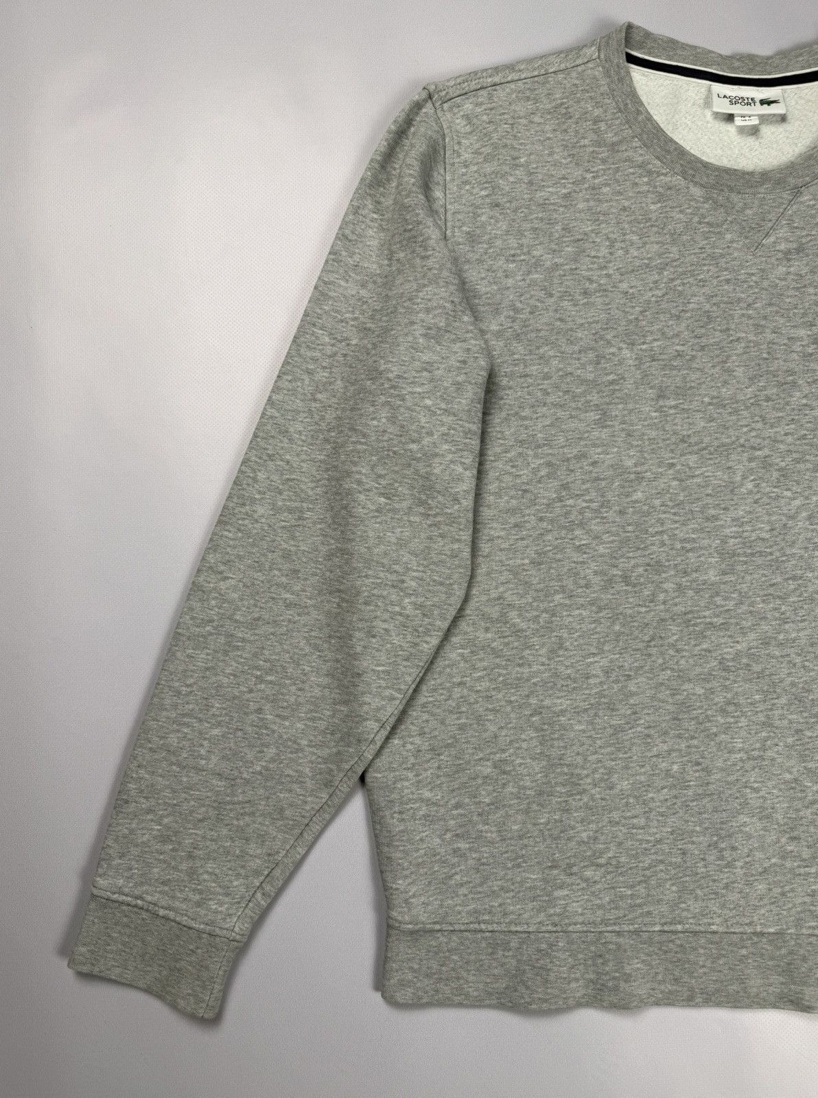Lacoste Lacoste Gray Basic Crewneck Sweatshirt Size US S / EU 44-46 / 1 - 2 Thumbnail