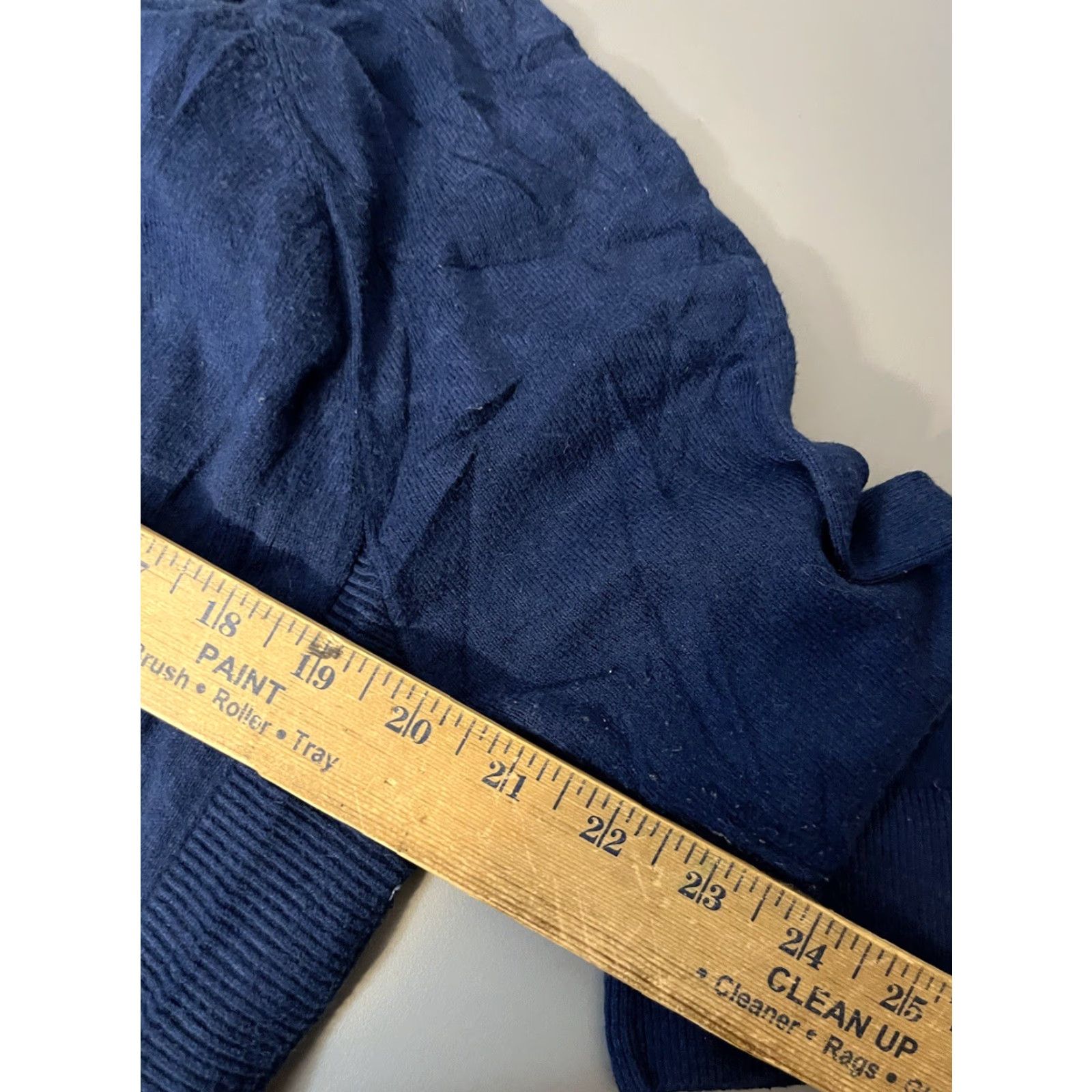 Express Express Sweater Womens Medium Blue Round Neck 3/4 Sleeve Solid Dolman Knit Polyester Rayon Modern Cozy Shirt? Size M / US 6-8 / IT 42-44 - 5 Thumbnail