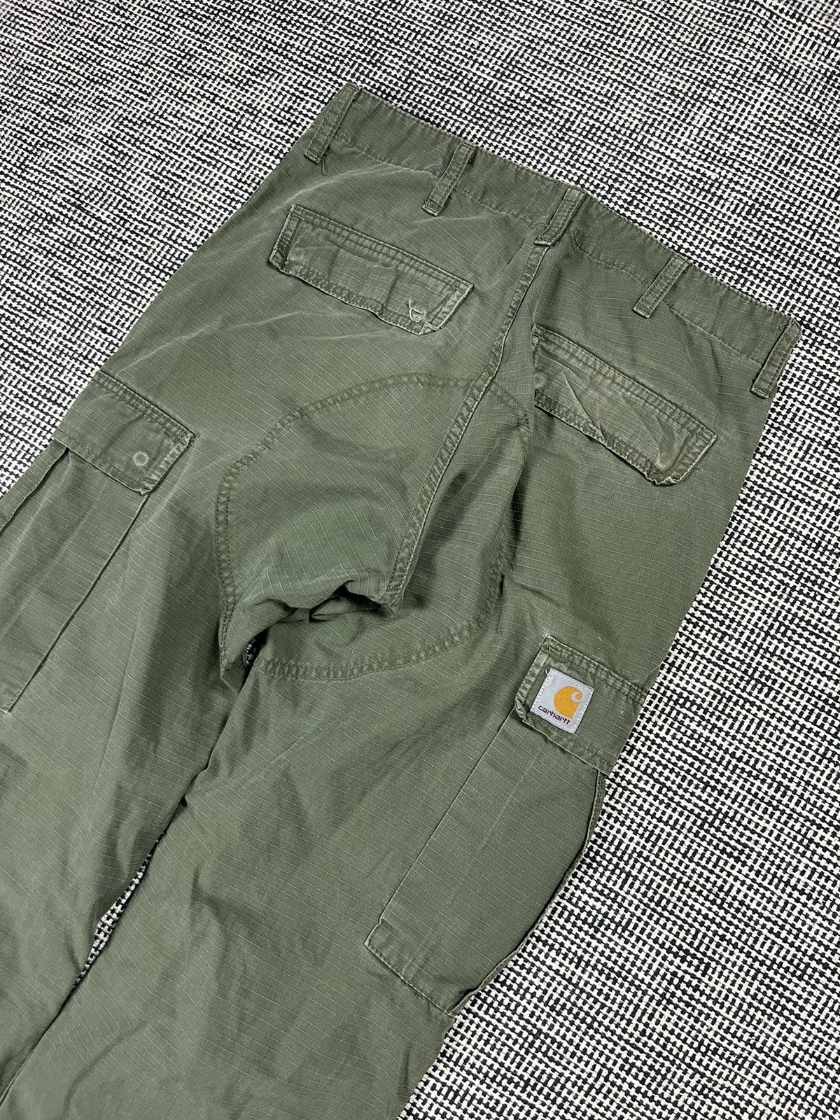 Other ➕ carhartt regular cargo olive straight pants Size US 30 / EU 46 - 3 Thumbnail