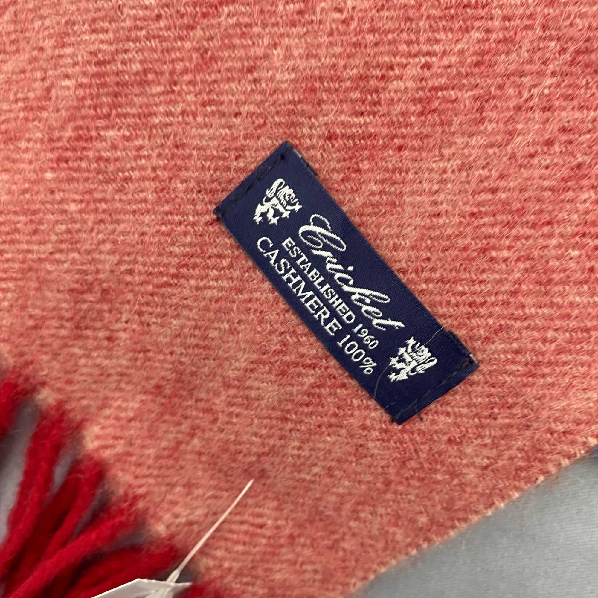 Japanese Brand Vintage Cricket Scarf Muffler Cashmere Winter Fringe Scarves Size ONE SIZE - 6 Thumbnail
