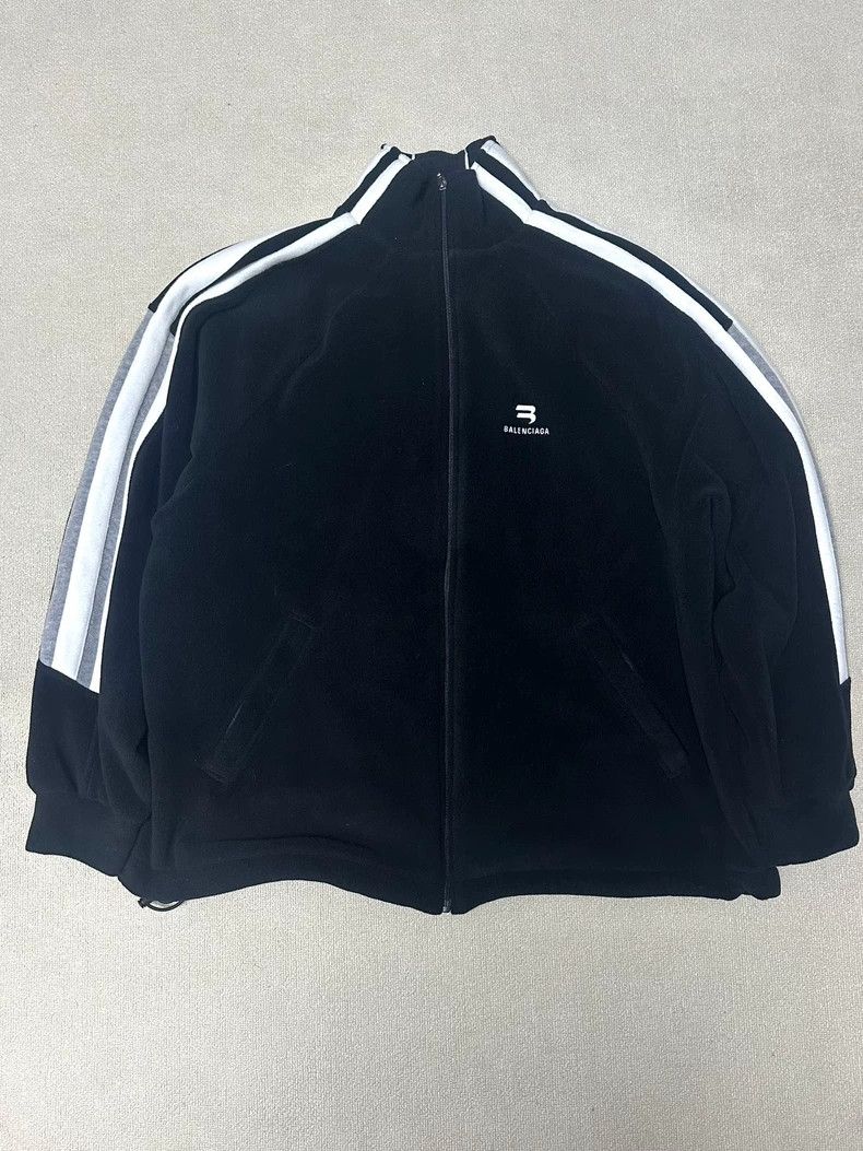 Balenciaga Balenciaga Coral Fleece Polar Fleece Sporty Double Hook Em Size US S / EU 44-46 / 1 - 1 Thumbnail