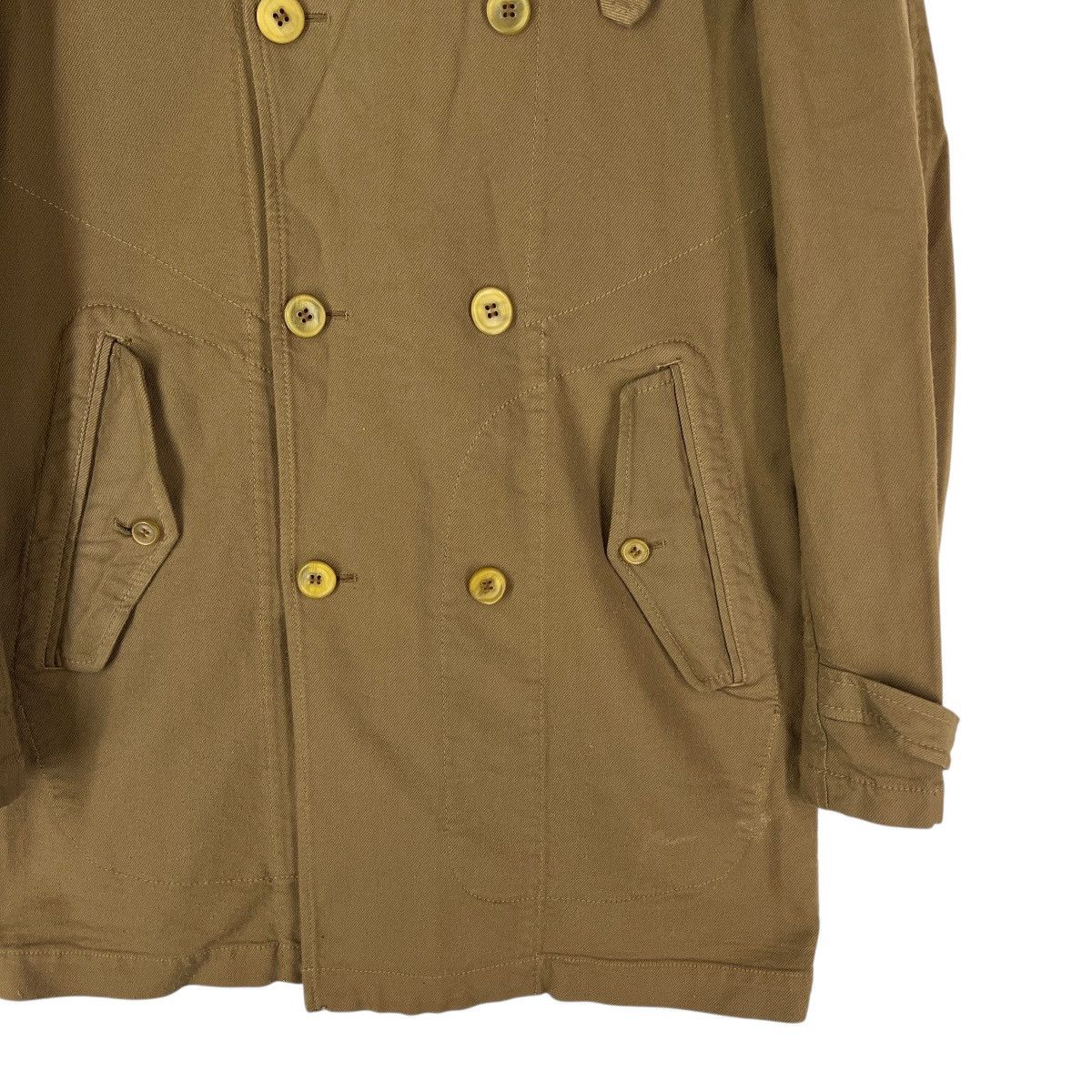 Comme des Garcons Homme 🔥 Comme des Garcons Homme Double Breast Trench Coat Size US M / EU 48-50 / 2 - 10 Thumbnail