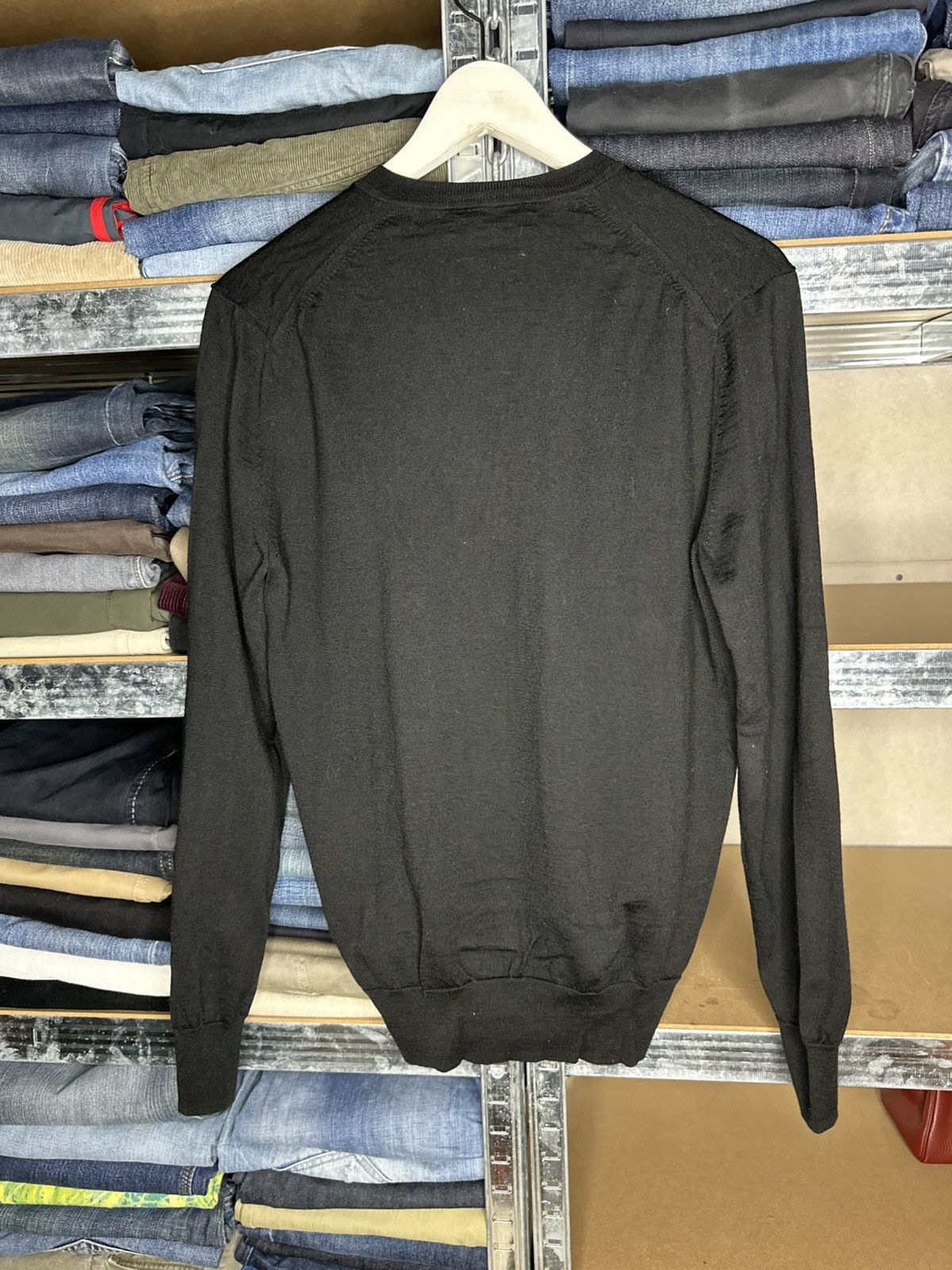 Burberry Burberry Uniform Logo TB V-Neck Wool Sweater Size S Size S / US 4 / IT 40 - 4 Thumbnail