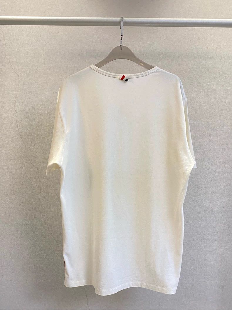 Thom Browne Thom Browne White short sleeves Size US XL / EU 56 / 4 - 2 Thumbnail
