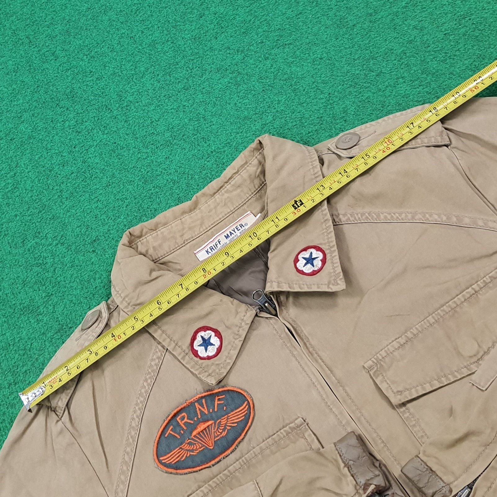 Vintage Vintage Kriff Mayer Patches Cargo Military Chore Coat C278N4 Size US M / EU 48-50 / 2 - 11 Thumbnail