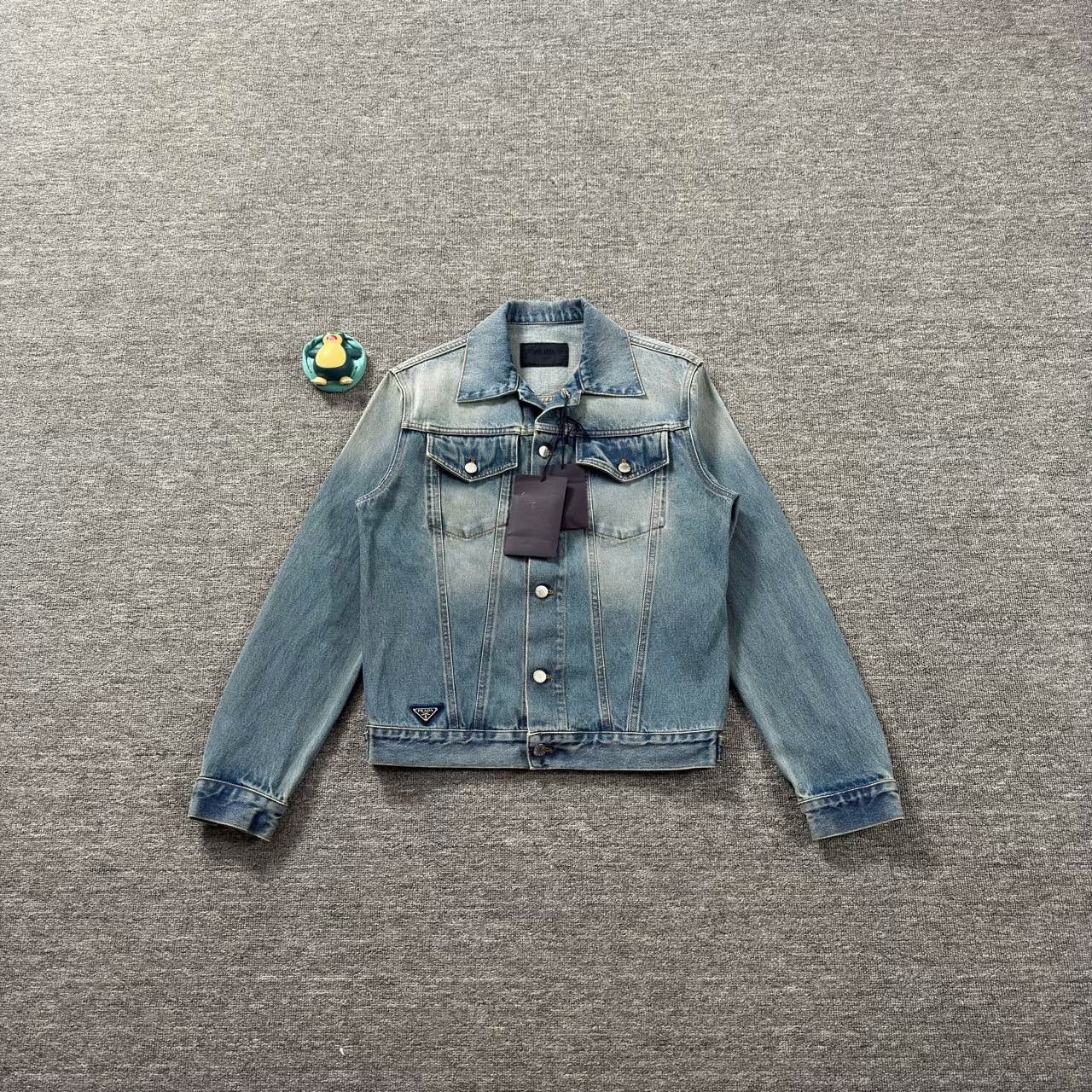 Prada Prada 2023 Blue Denim Jacket Size US S / EU 44-46 / 1 - 1 Thumbnail