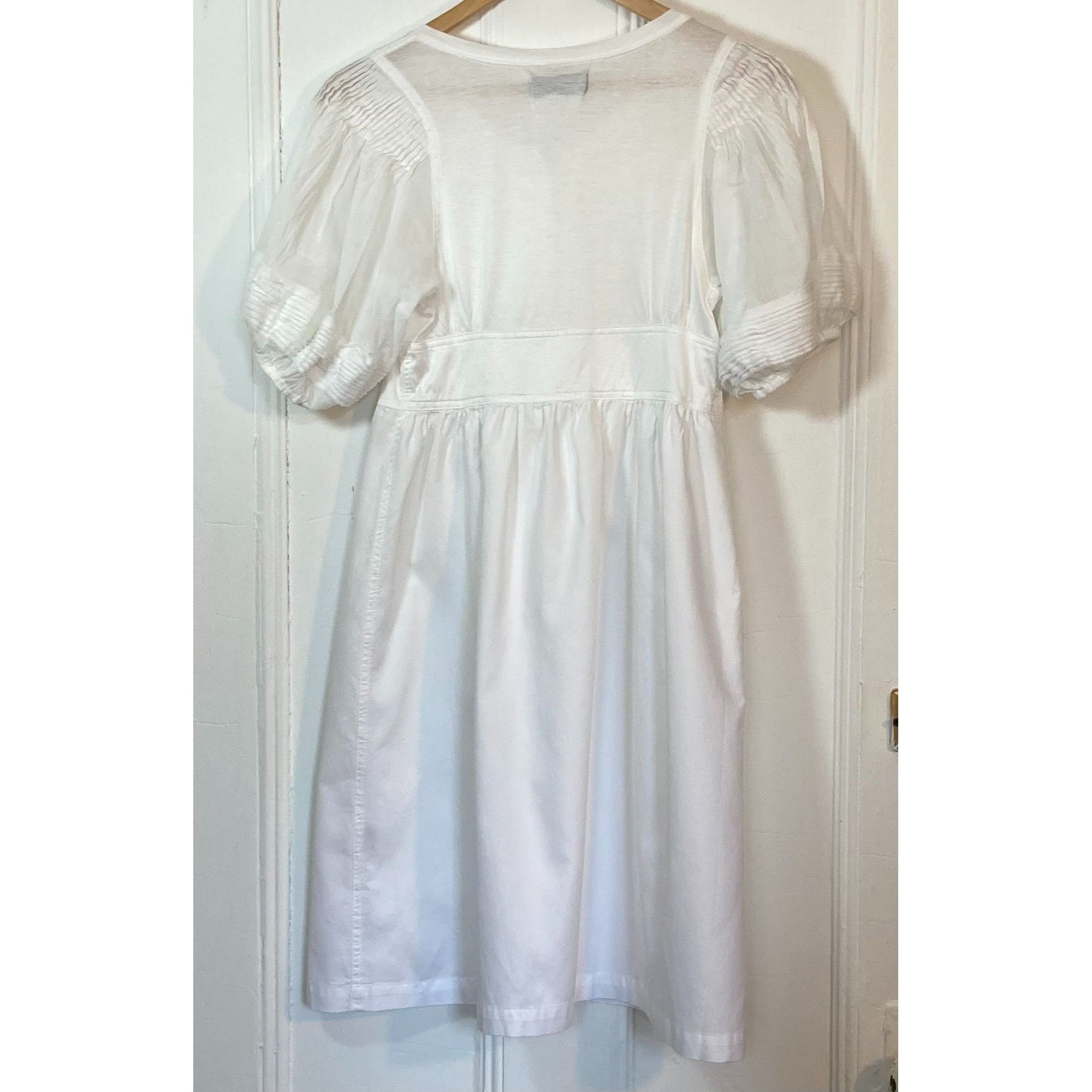 Zucca Super Cute Zucca White Summer Dress, Size M Size M / US 6-8 / IT 42-44 - 3 Thumbnail