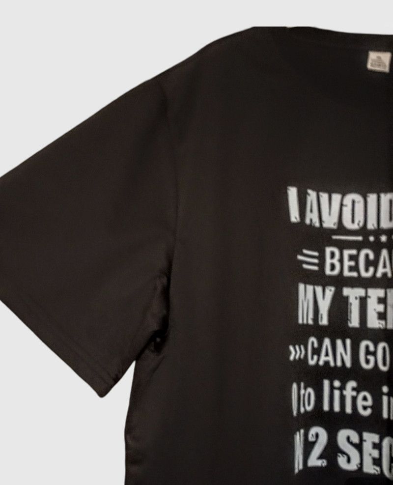 Other Men's Fashion Black XL Print TShirt with Saying Size US XL / EU 56 / 4 - 2 Thumbnail