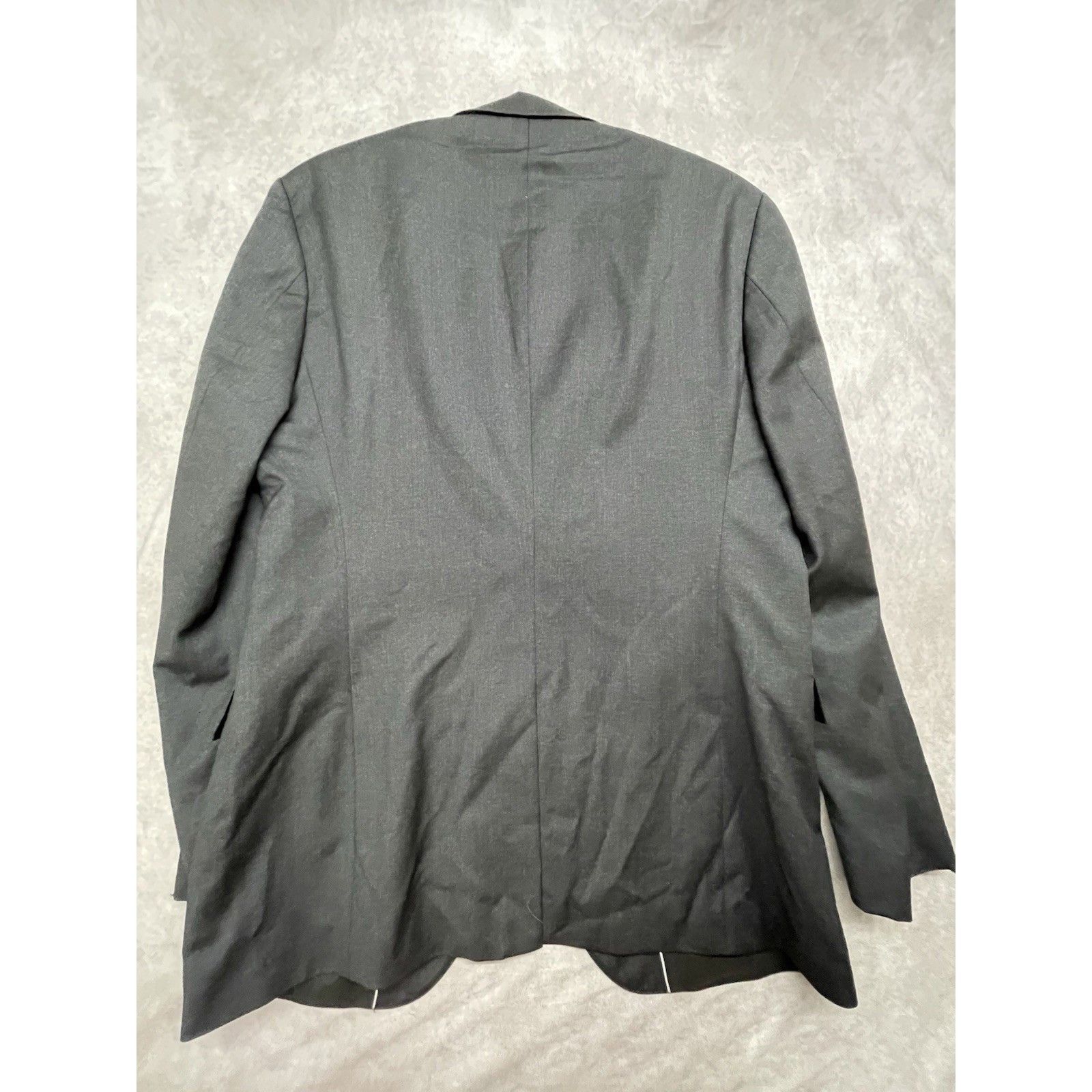 Other BOSS Hugo Boss 40R Super 100 Virgin Wool Gray Suit Jacket Bl Size 40R - 6 Thumbnail