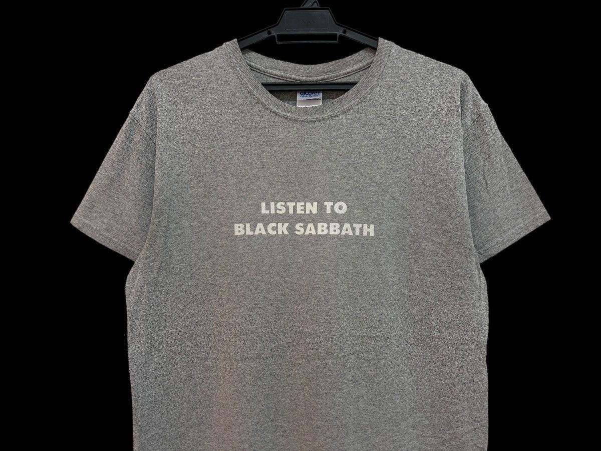 Band Tees 🤘🏽LISTEN TO BLACK SABBATH GILDAN BIG BROTHER MAG STYLE TEE Size US M / EU 48-50 / 2 - 3 Thumbnail