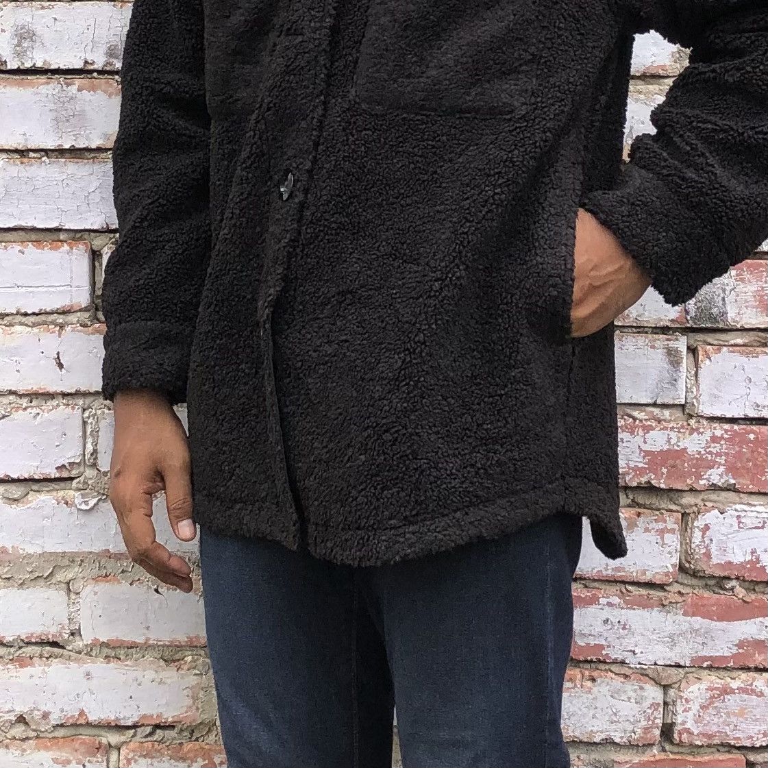 GU Japanese Brand Gu Sherpa Button Up Jacket Size US XL / EU 56 / 4 - 4 Thumbnail