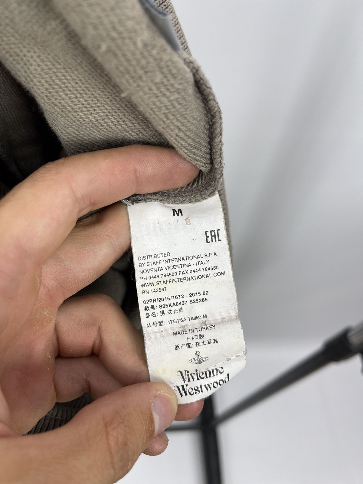 Vivienne Westwood Vivienne Westwood Track Pants Size M Beige Logo Men's Size US 32 / EU 48 - 8 Thumbnail