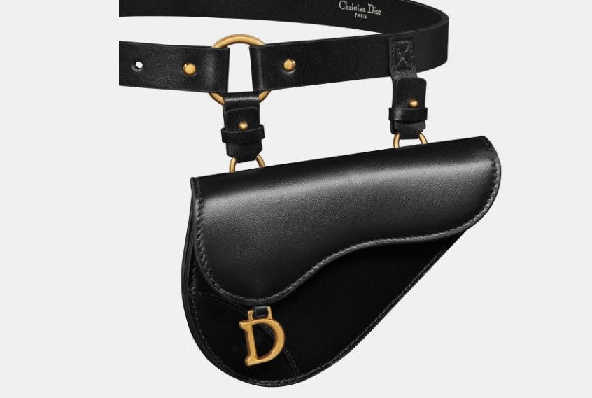 o1w1db10325 Size: OS / B0481CB Removable Pouch Belt in Black