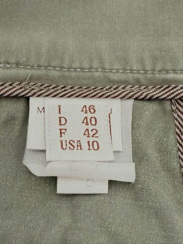 Brunello Cucinelli Brunello Cucinelli Pantalone Taglia 46 Verde Oliva Size US 30 / EU 46 - 5 Thumbnail