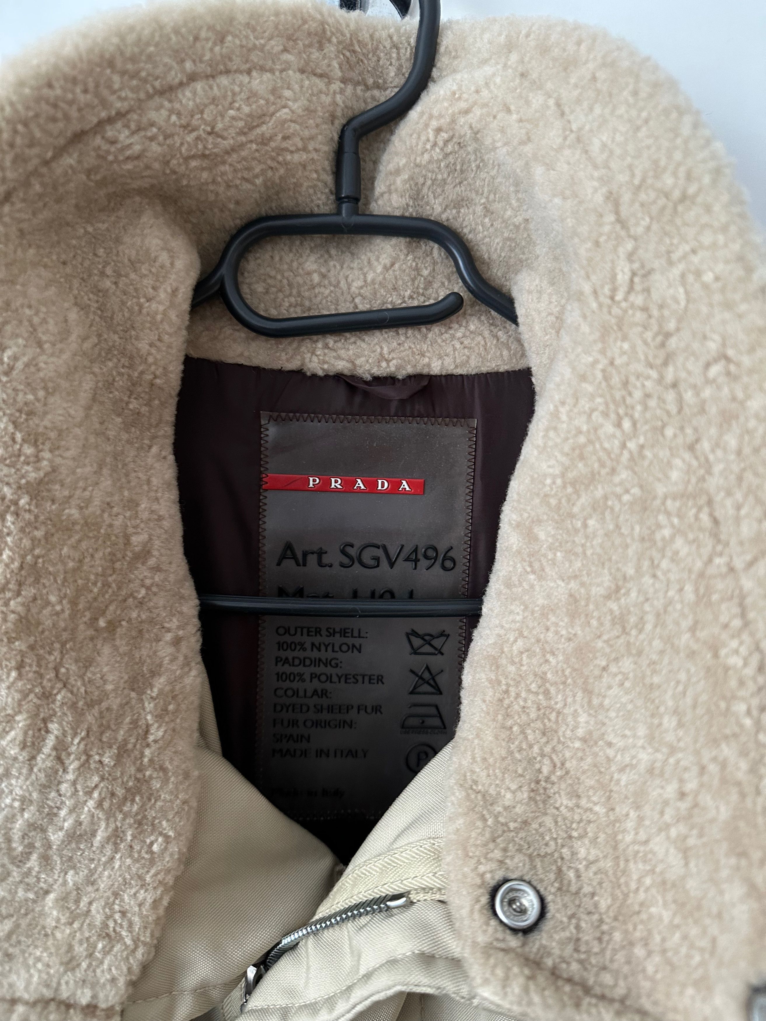 Prada PRADA padded beige coat warm jacket SGV496 coat Size US M / EU 48-50 / 2 - 8 Thumbnail
