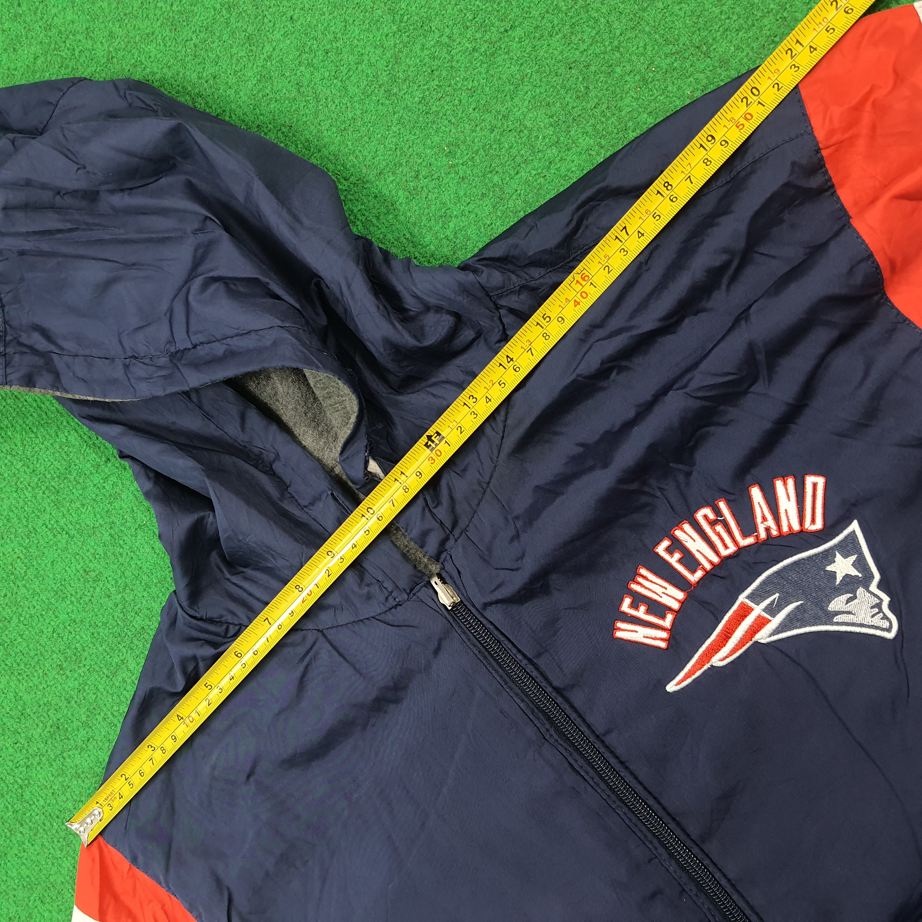 NFL Vintage New England Patriots Reversible Jacket Hoodie C288N2 Size US XL / EU 56 / 4 - 14 Thumbnail