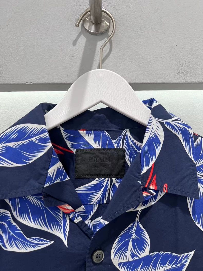 Prada Prada Leaf short-sleeved shirt 2501-Nextarrow Size US M / EU 48-50 / 2 - 3 Thumbnail