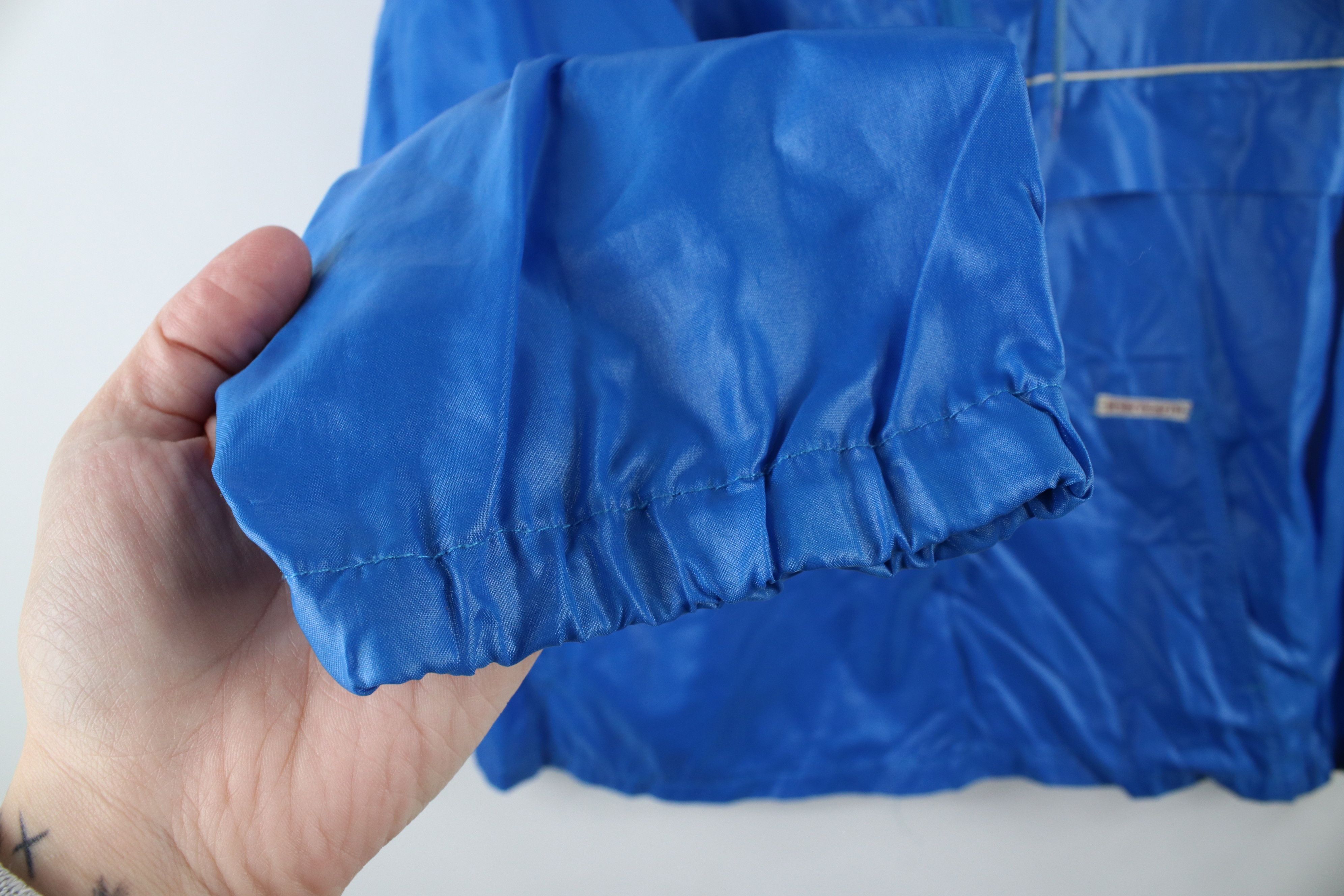 Vintage Vintage 70s 80s Streetwear Mills Packable Anorak Jacket Blue Size US M / EU 48-50 / 2 - 10 Thumbnail