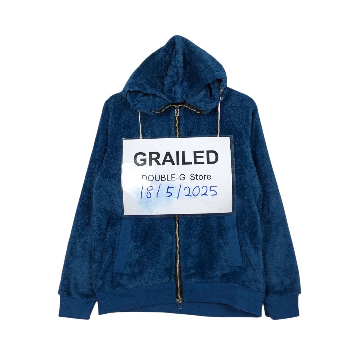 Beams Plus 📌Rich Blue Vintage Zipper Fleece Jacket Beams Heart Size US M / EU 48-50 / 2 - 1 Thumbnail