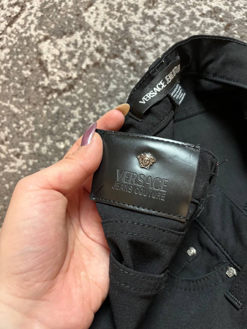 Versace × Versace Jeans Couture × Vintage Vintage Y2K Jeans Couture Stretch Opium Shade Pants Size US 28 / EU 44 - 10 Thumbnail