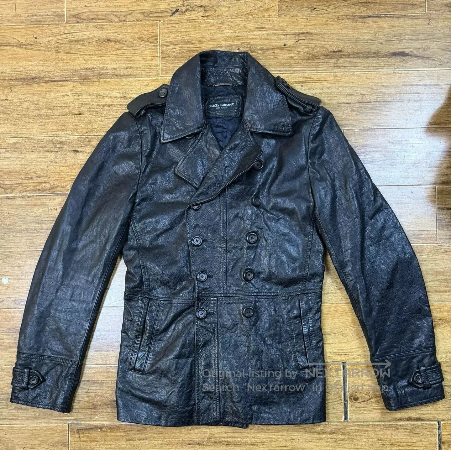 Dolce & Gabbana Dolce&Gabbana Men's Leather Jacket. Size US S / EU 44-46 / 1 - 1 Thumbnail