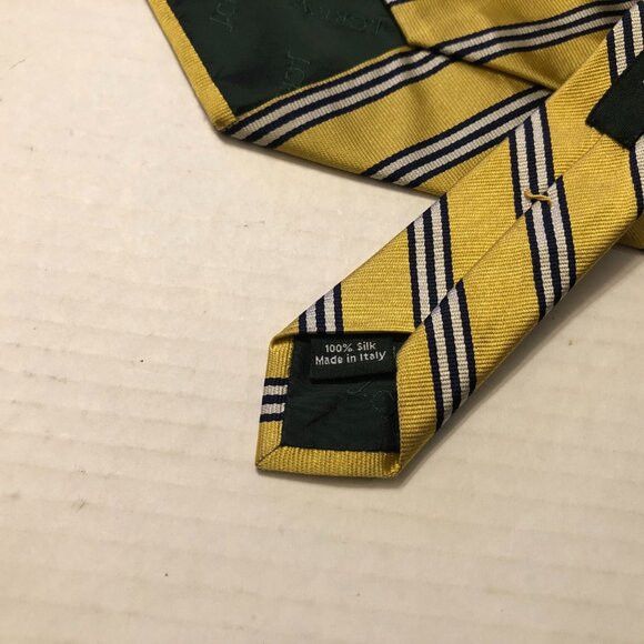 J.Crew J.crew men's new gold silk tie 3 3/4" X 58 1/2" Size ONE SIZE - 4 Thumbnail