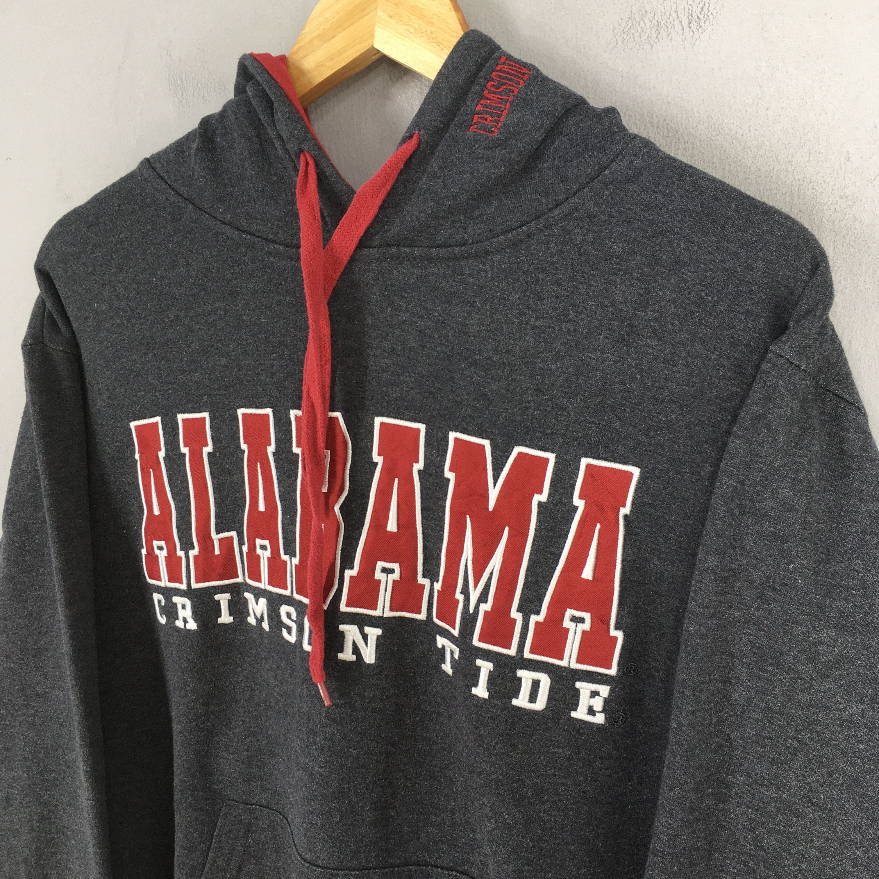 NCAA × Vintage Vintage Alabama Crimson Tide Hoodie Sweatshirt Medium Size US M / EU 48-50 / 2 - 3 Thumbnail