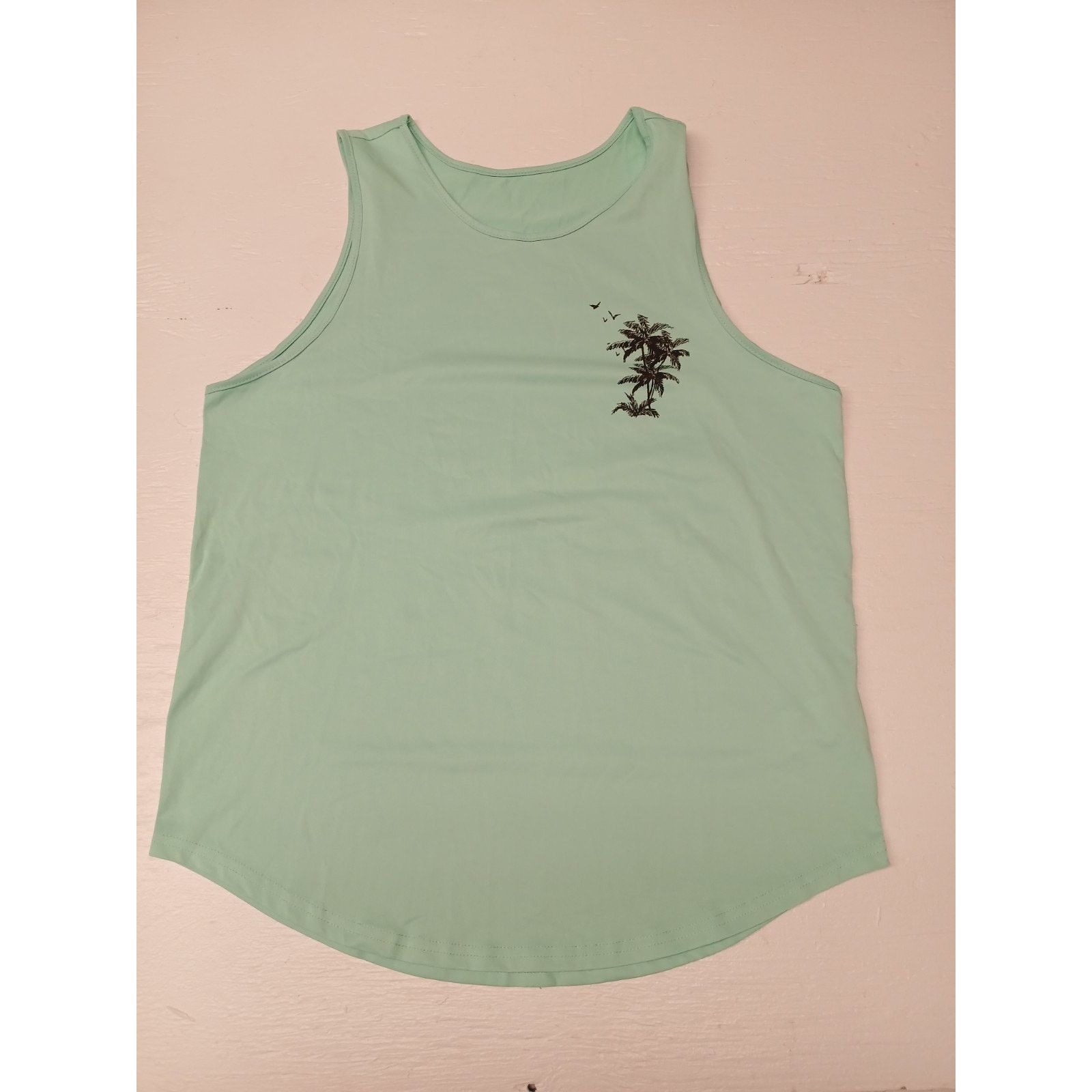 Other Manfinity (Large) Green Muscle Summer Wear Tank Top Size US L / EU 52-54 / 3 - 1 Thumbnail