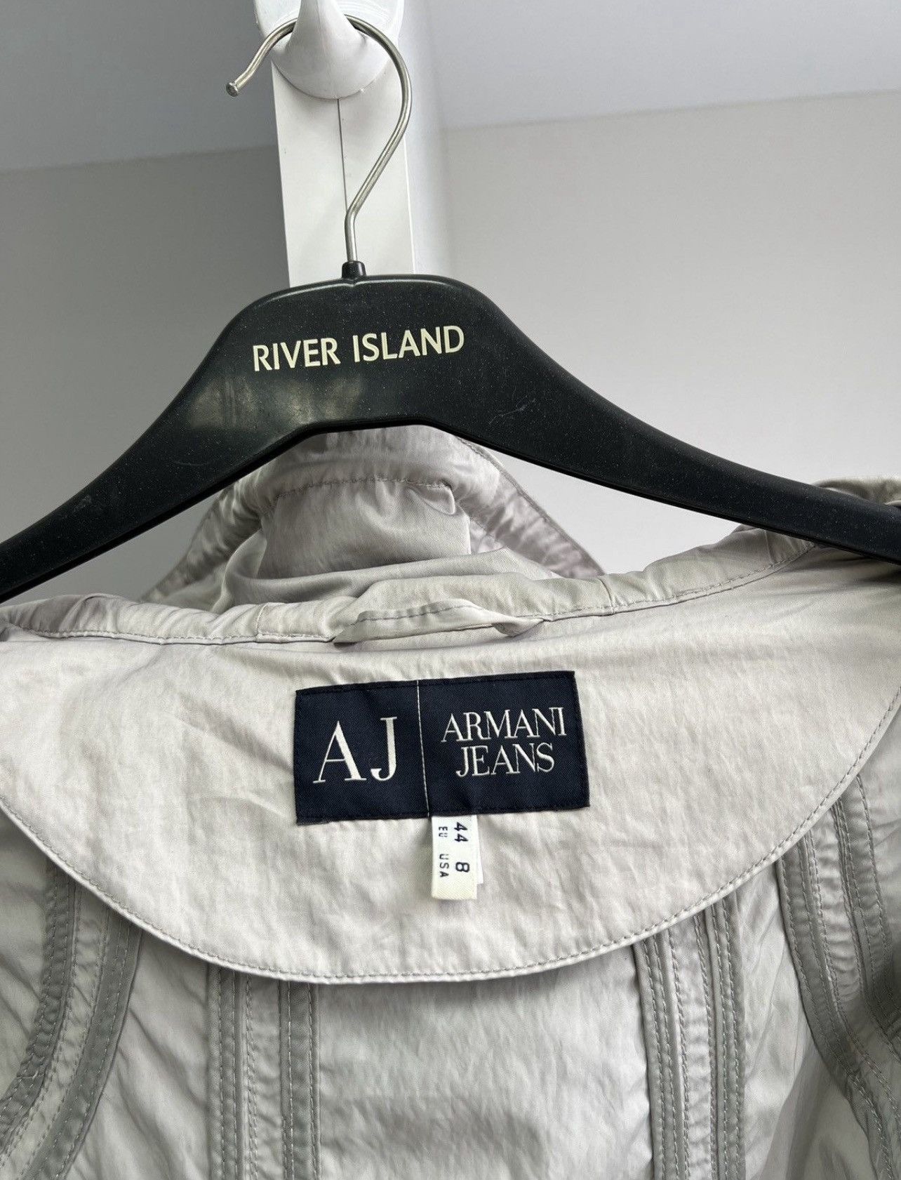Armani Vintage Armani Jeans Women’s Luxury Coat Jacket Size M / US 6-8 / IT 42-44 - 7 Thumbnail
