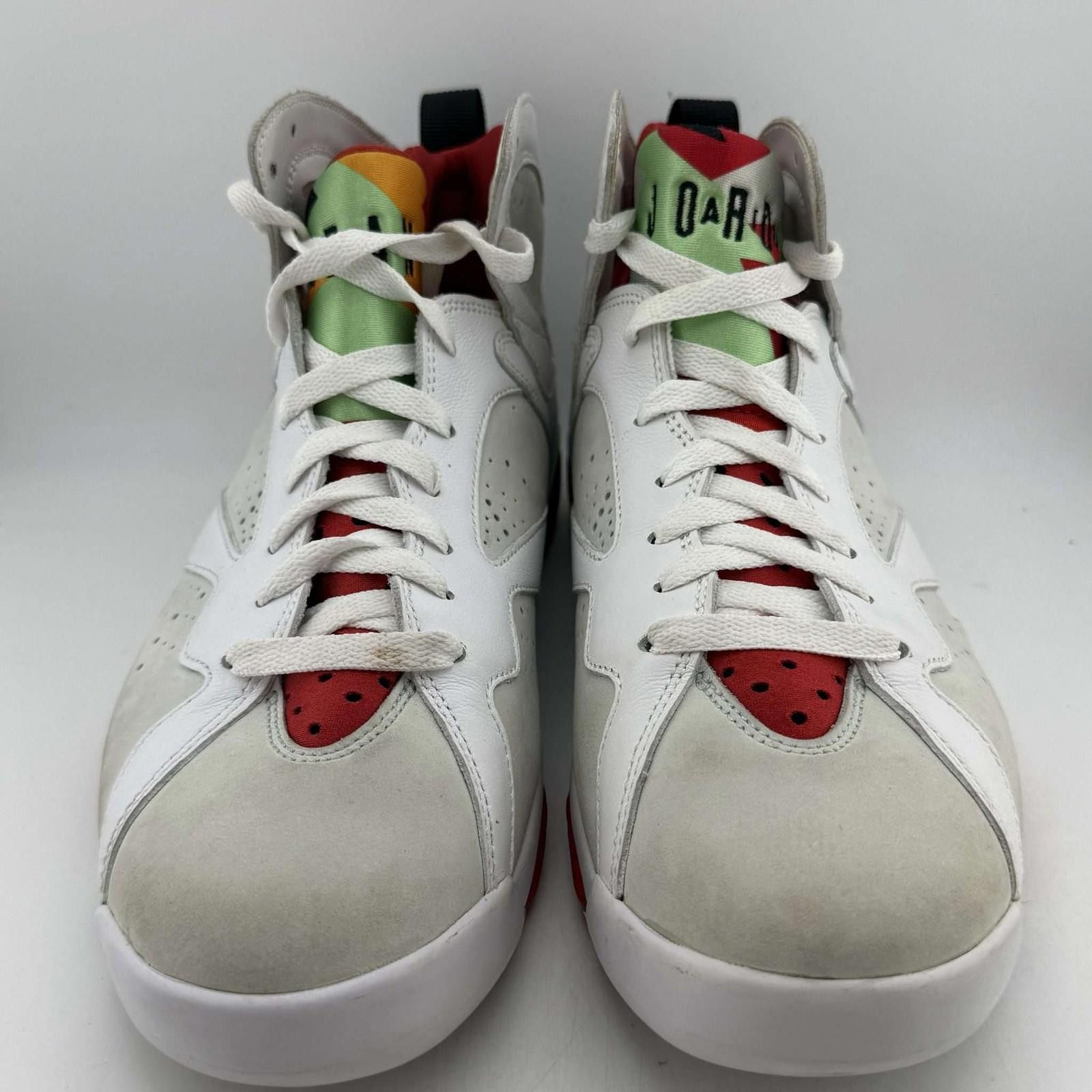 Jordan Brand Jordan 7 Hare (2015) White Red Sneakers US 9.5 Used No Box Size US 9.5 / EU 42-43 - 3 Thumbnail