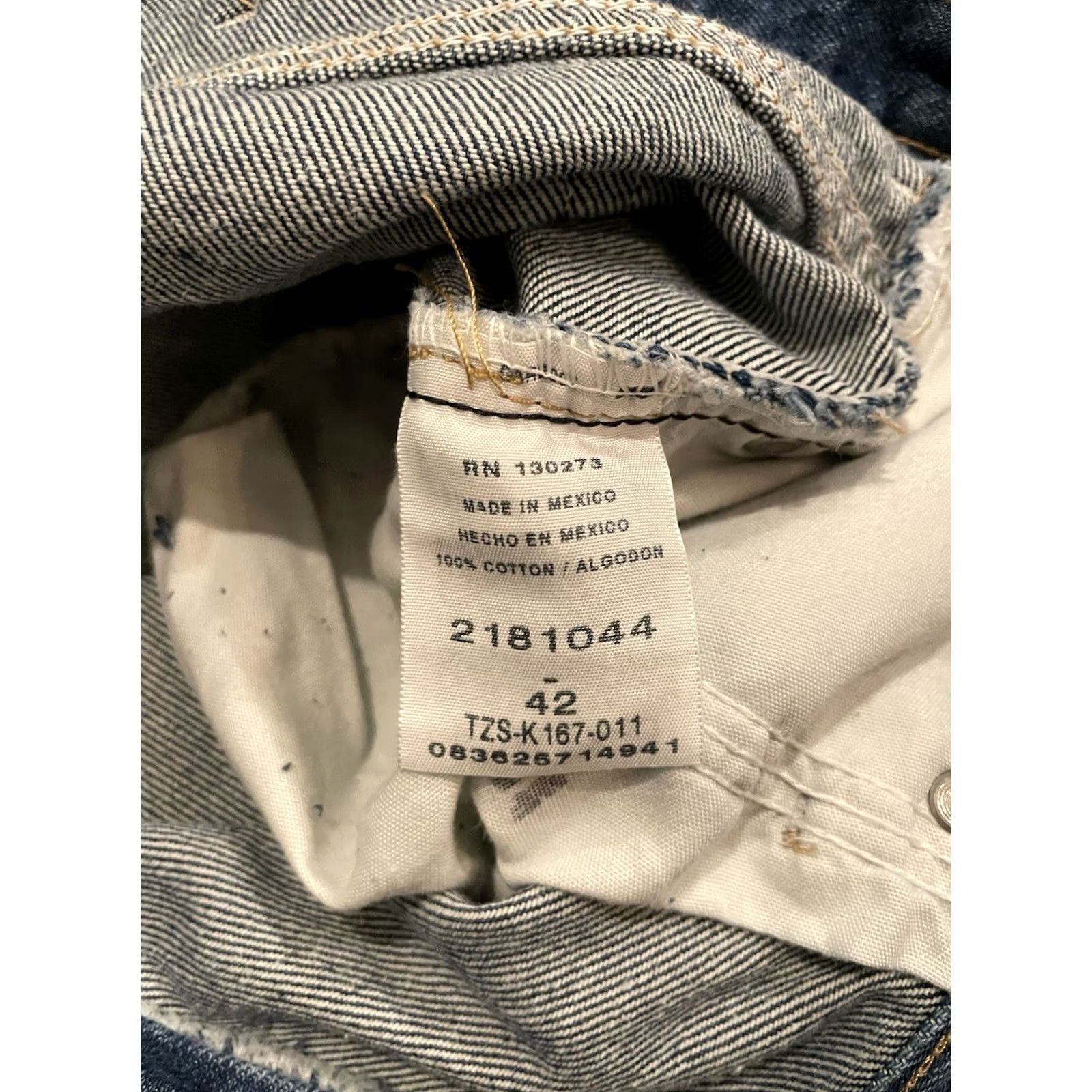 Lee VINTAGE Lee Shorts Cargo Denim Workwear Blue Mens 42 Grunge 90s Cargo Pocket Inseam 10 in Size US 42 / EU 58 - 6 Thumbnail