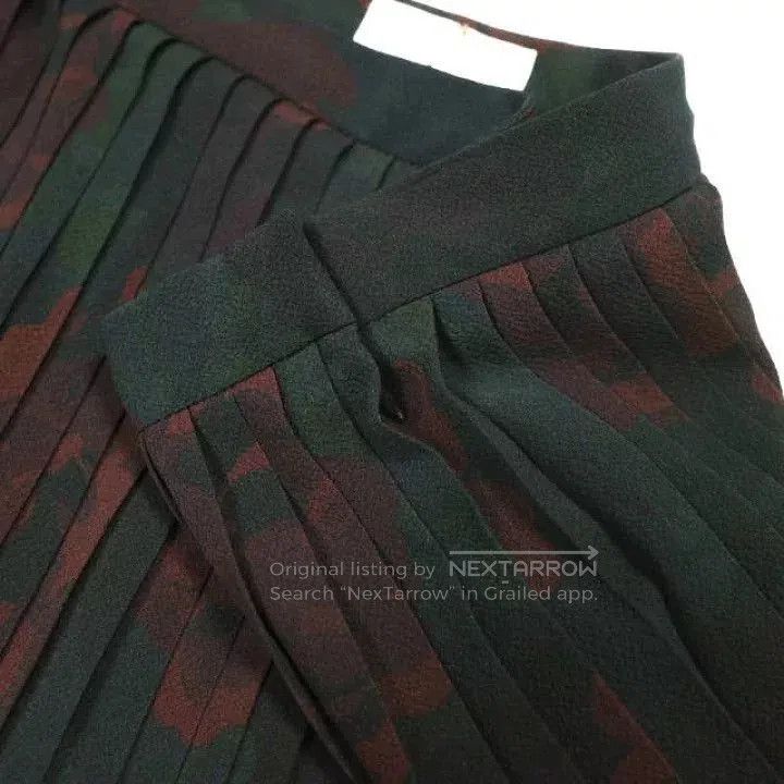 Dries Van Noten dries van noten floral pleated midi skirt. Size 26" / US 2 / IT 38 - 4 Thumbnail