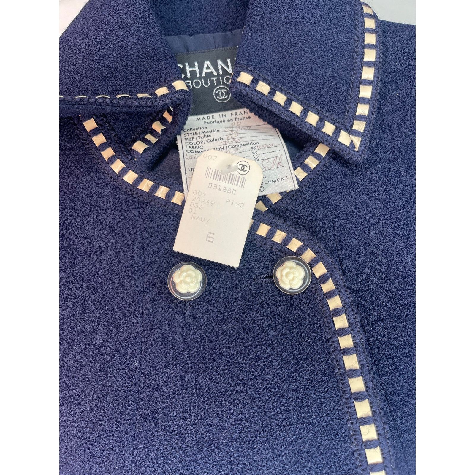 Chanel Chanel Vintage 1992 Spring Collection Tweed Suit Size 36 Size XS / US 0-2 / IT 36-38 - 14 Thumbnail