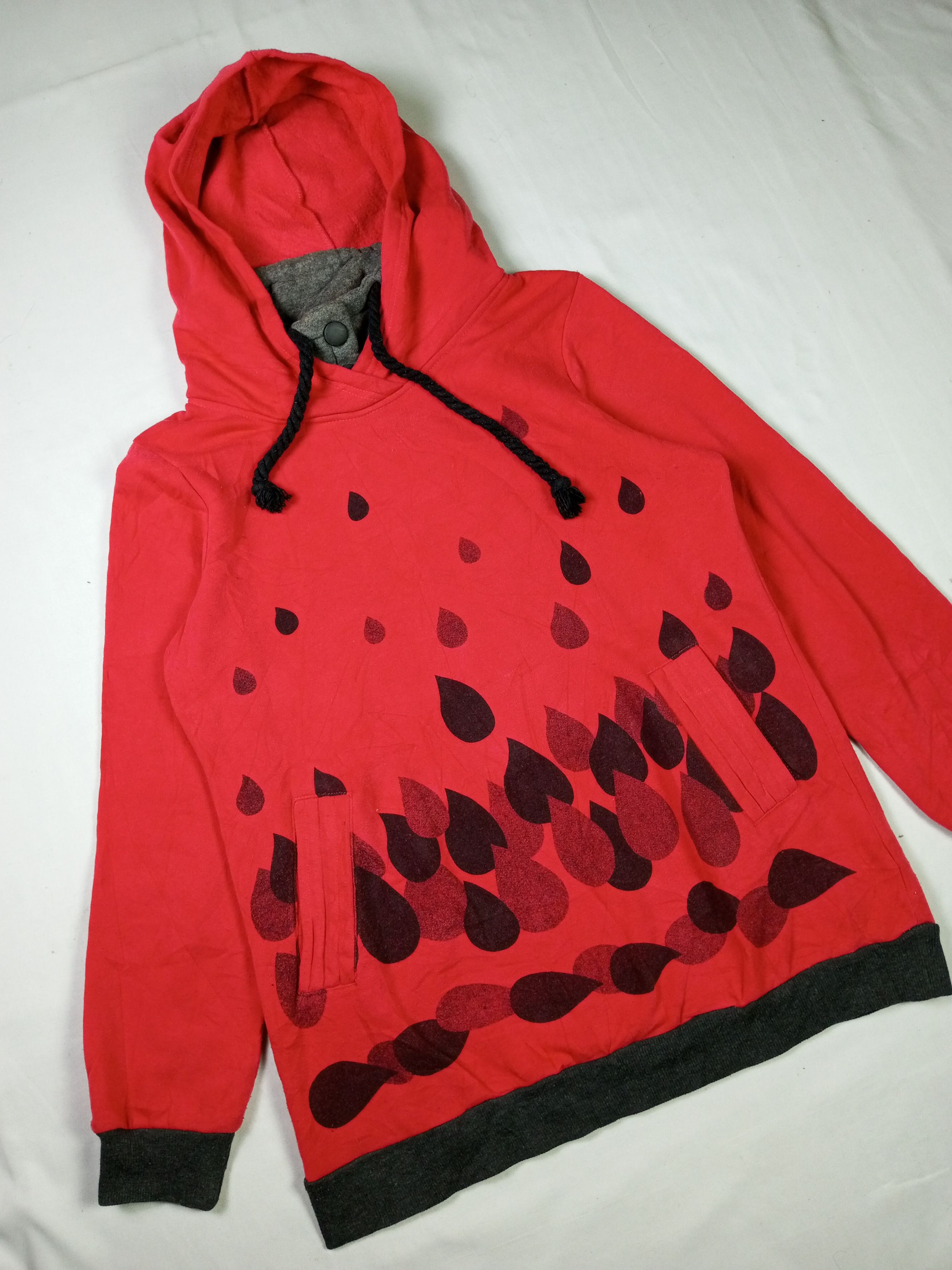 Hysteric Glamour × Japanese Brand Faded Japanese Brand Red Hoodie Turtle Neck Size US L / EU 52-54 / 3 - 3 Thumbnail