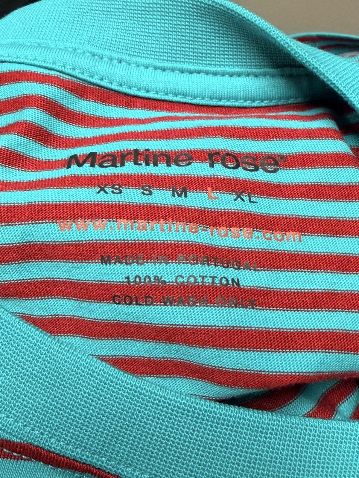 Martine Rose Martin Rose Striped T shirt Size US L / EU 52-54 / 3 - 3 Thumbnail
