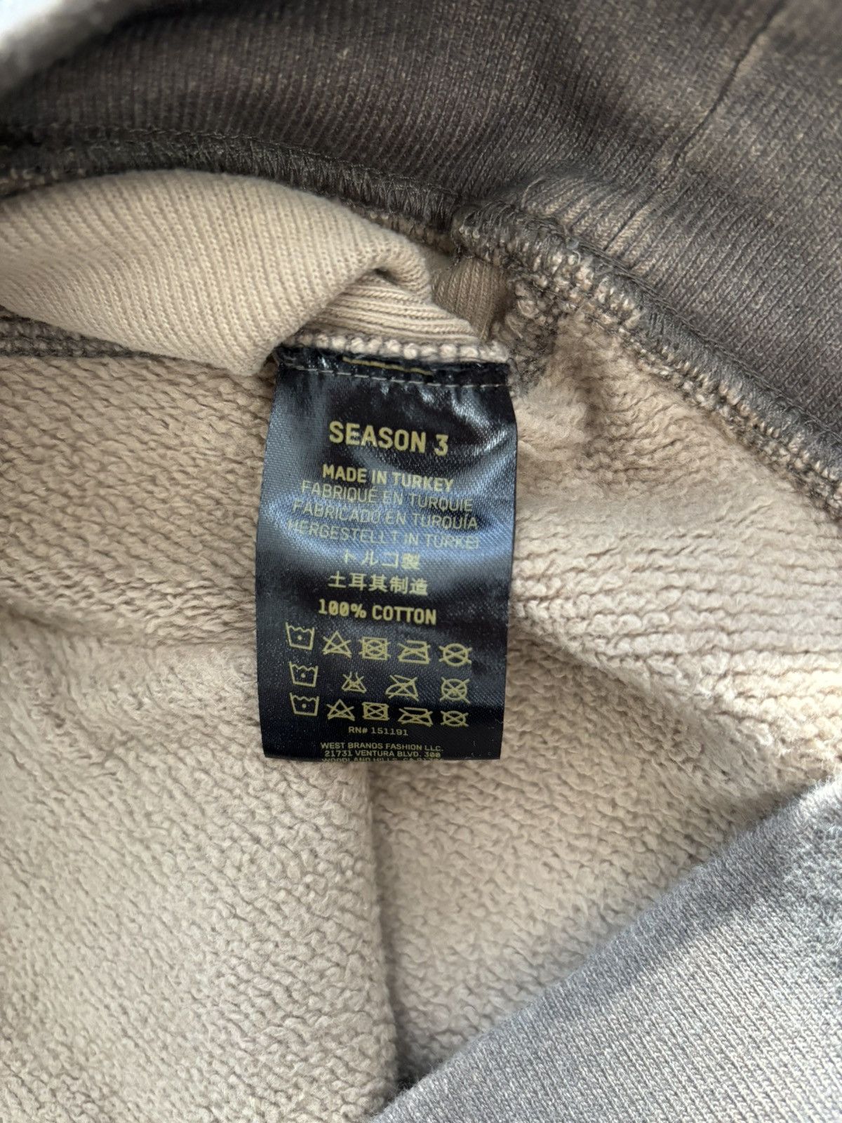 Yeezy YEEZY Season 3 Brown Hoodie Small Size US S / EU 44-46 / 1 - 4 Thumbnail