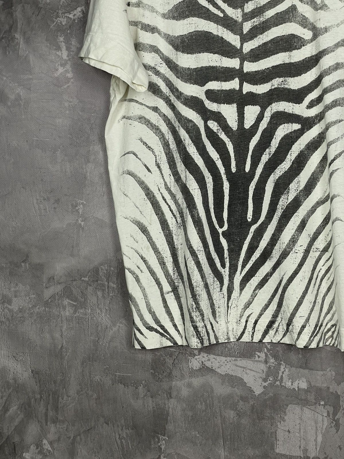 Diesel × Vintage DIESEL AVANT GARDE ZEBRA Y2K CRAZY OVERPRINT SPELL LOGO Tee🦓 Size US L / EU 52-54 / 3 - 5 Thumbnail