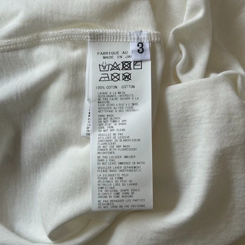 Yohji Yamamoto Yohji Yamamoto Yohji Yamamoto Long Sleeve T-Shirt with Pri Size US L / EU 52-54 / 3 - 6 Thumbnail