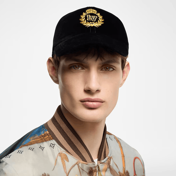 Louis Vuitton LV Crest Velvet Cap Size ONE SIZE - 5 Thumbnail