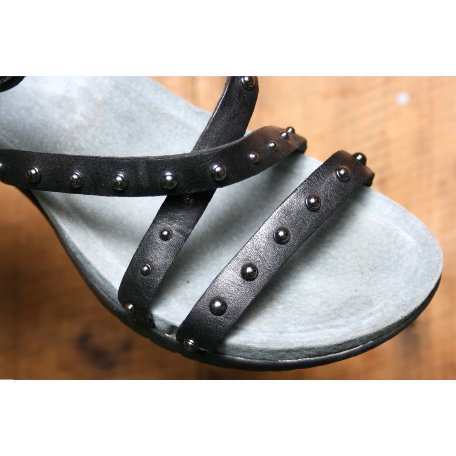 Dansko DANSKO Brigitte Studded Black Leather Strappy Slingback Sandals EU 38 US 7.5 Womens Size US 8 / IT 38 - 6 Thumbnail