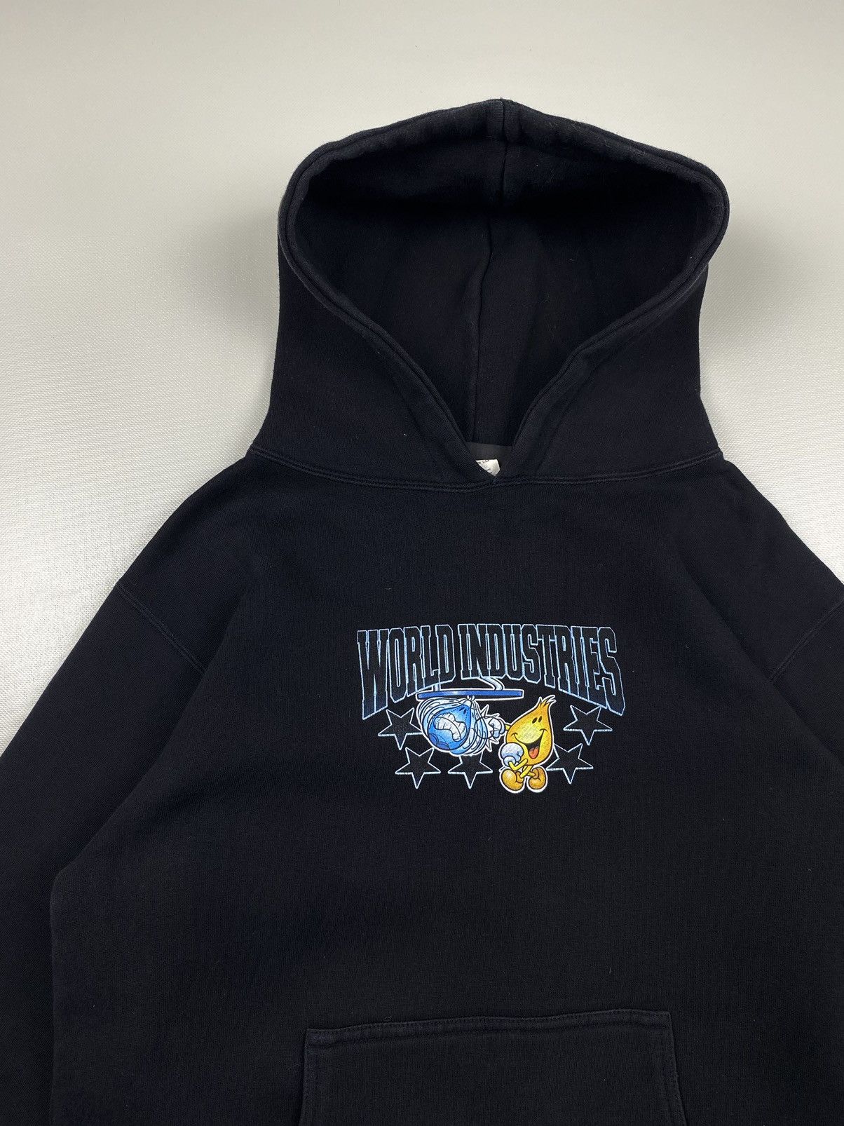 Vintage Vintage 90’s World Industries Skateboards Rare Hoodie Size S / US 4 / IT 40 - 3 Thumbnail
