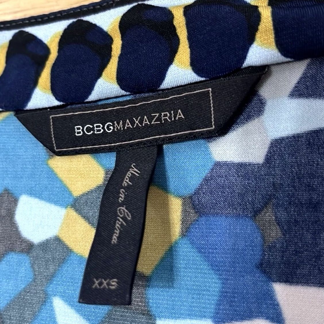 Bcbgmaxazria BCBGMAXAZRIA Wrap Dress Midi Women XXS Blue Floral Impressionist Fairy Festival Dress Size XXS / US 00 / IT 34 - 6 Thumbnail