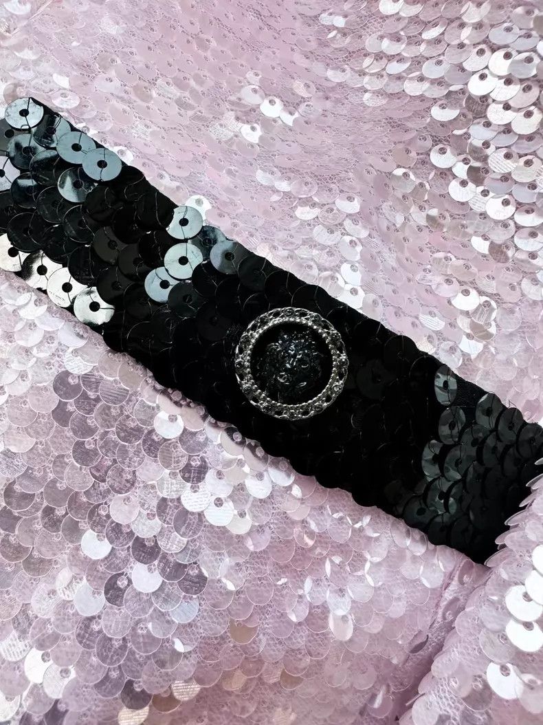Chanel Chanel Full-body sequin two-pocket black sequin rolled-edg Size XS / US 0-2 / IT 36-38 - 3 Thumbnail