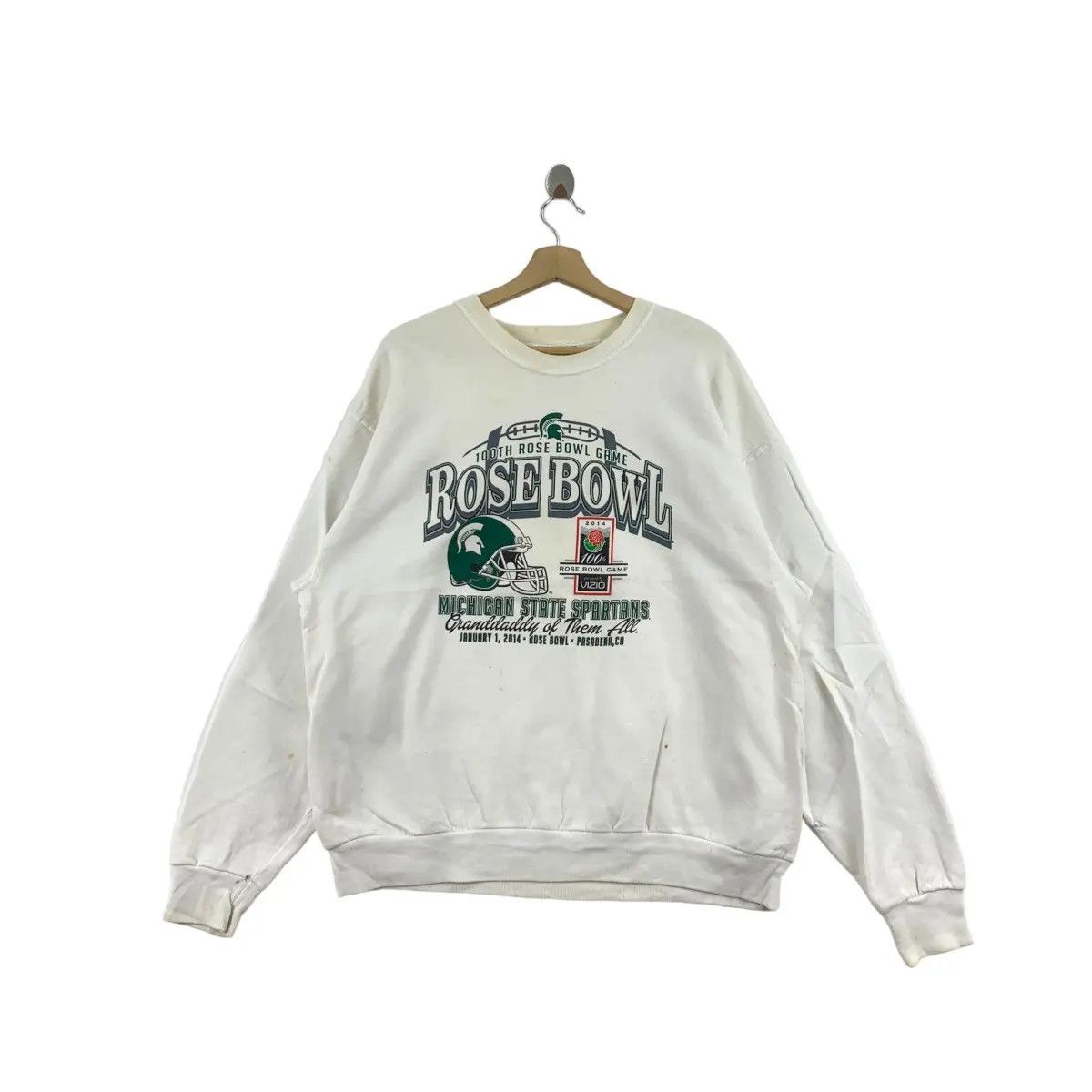 NFL NFL ROSE BOWL 100th GAME Michigan State Spartans Size US L / EU 52-54 / 3 - 1 Thumbnail